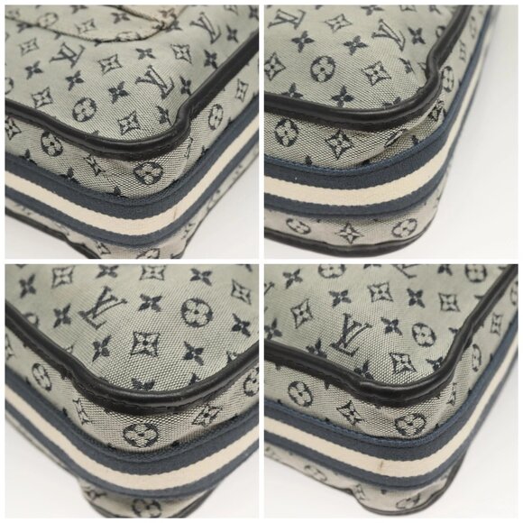 LOUIS VUITTON Monogram mini Bussus Marie Kate Bag Blue - Picture 16 of 16